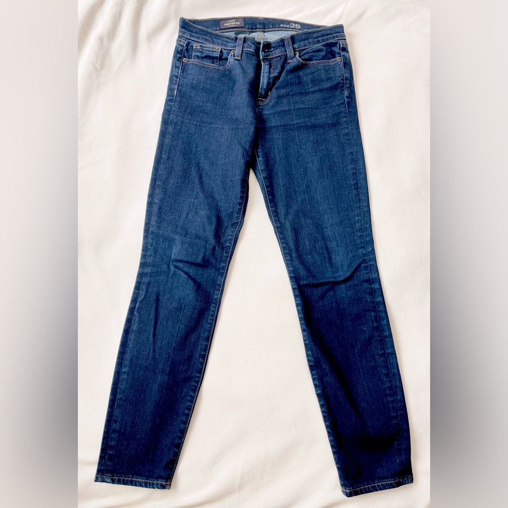 J.Crew Toothpick Skinny Jeans Dark Denim (Size 29)